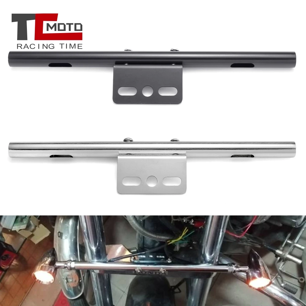 

Motorcycle Turn Signal Indicator Light Brake Light Bar Mount Bracket For Harley Honda Yamaha Suzuki Kawasaki Chopper Touring