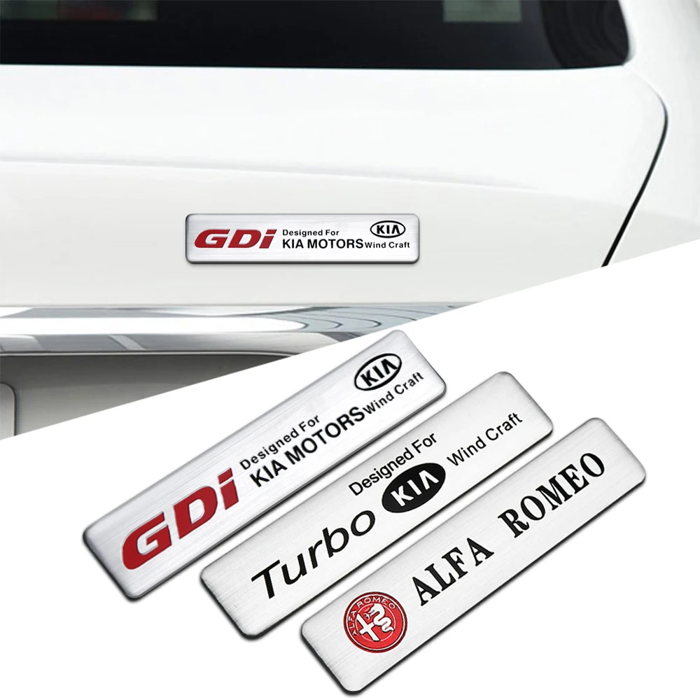1/2 шт. наклейка с эмблемой для автомобиля 3D металлическая KIA Honda Mercedes Benz VW LEXUS BMW Audi