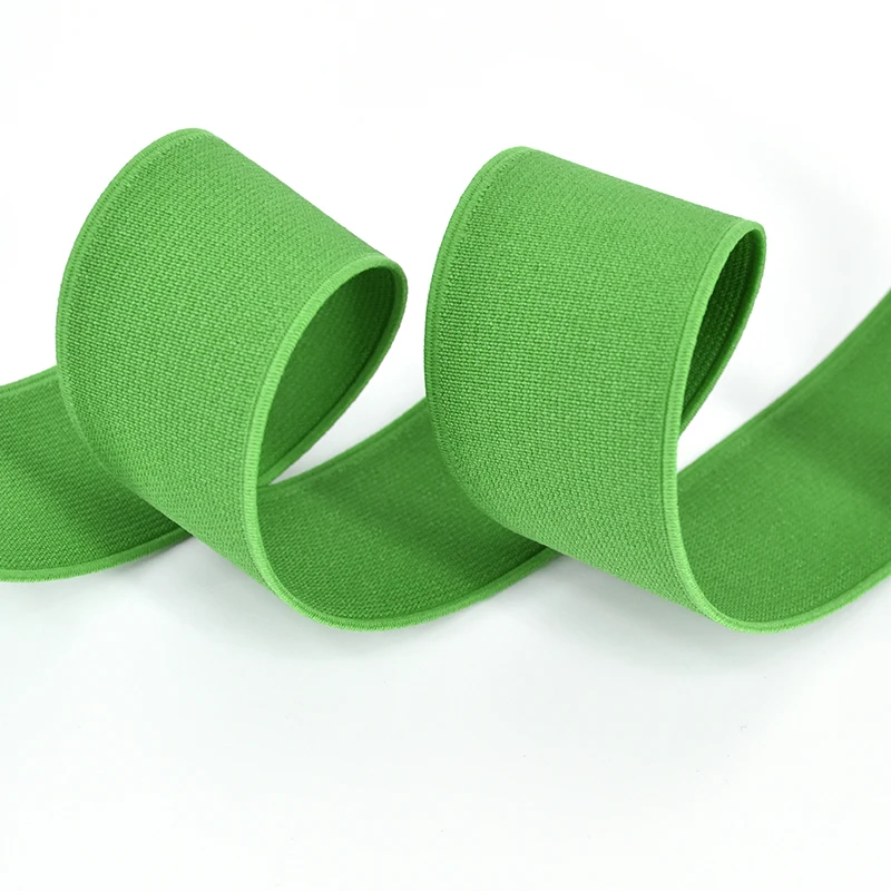 5cm 고품질 수입 고무 밴드, 컬러 탄성 밴드, 양면 및 두꺼운 탄성 테이프 의류 봉제 액세서리