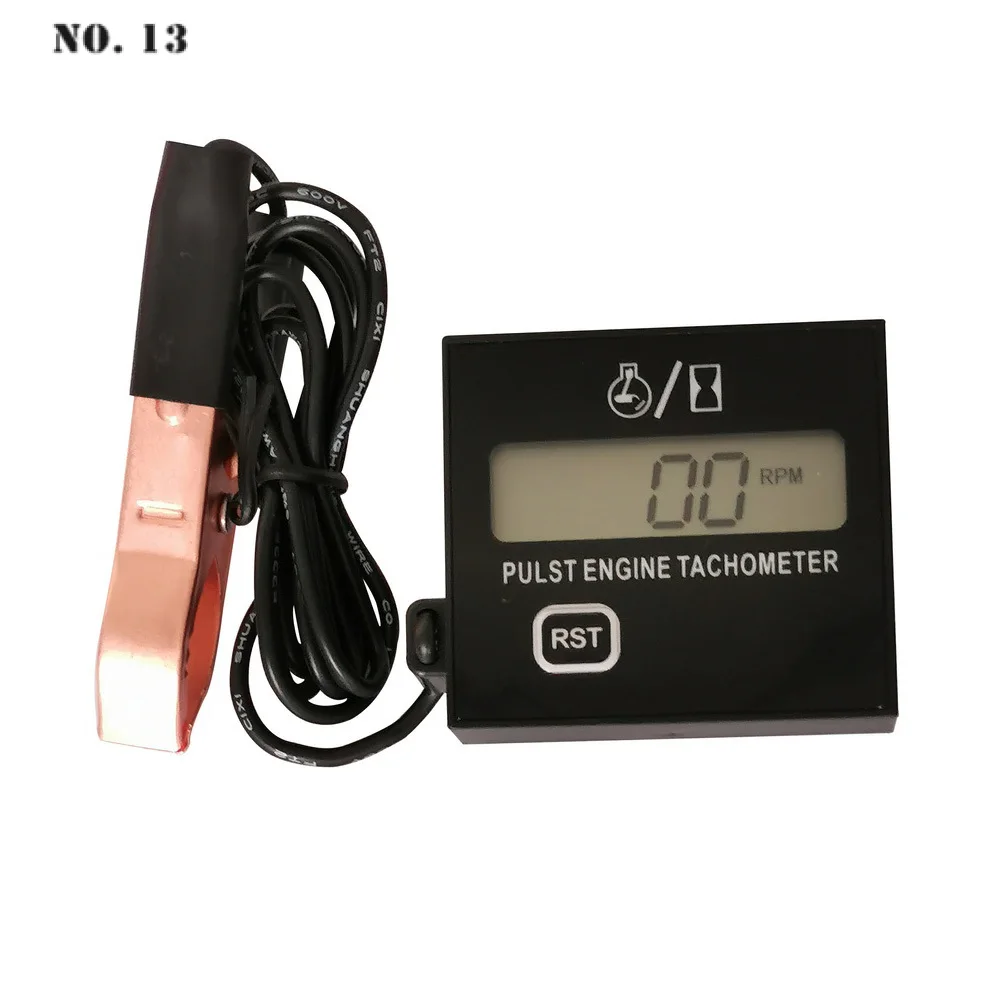 Digital Display Induktion Puls Geschwindigkeit Tachometer Benzin Motor  Rasenmäher Drehzahlmesser Kettensäge Hohe Tachometer Geschwindigkeit Meter  - AliExpress