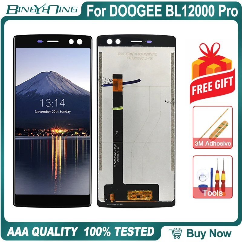 Для DOOGEE BL12000 Pro lcd и сенсорный экран дигитайзер с рамкой дисплей экран Модуль Ремонт Замена аксессуары