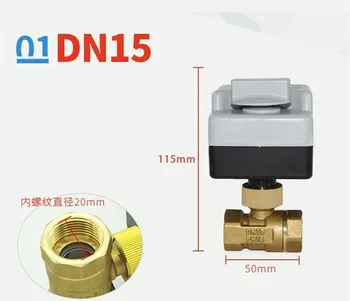 

DN15/20/25/32/40 Electric ball valve 220VAC,Brass Motorized Ball Valve 2 / 3 Way,Three-wire 2-control for solar water heater