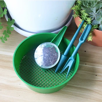 

4Pcs Sowing Seeder and Plant Migration Tool Nursery Plant Seedling Cultivate Tools Garden Transplanting Planting Tools