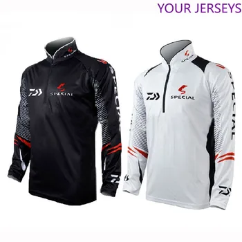 

Outdoor Sport Fishing Shirts Breathable Men Long Sleeve Anti Uv DAWA Clothing Plus Size Camping Hiking Clothes Hiking Data Dawa