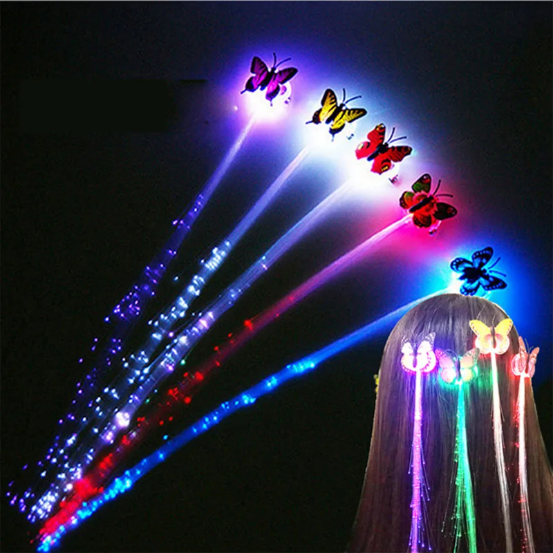 Зажим для волос светящийся в темноте 12 шт.|light up|decoration suppliesdecorative decorative |