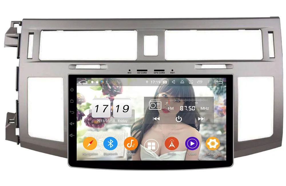 Klyde " ips 4G wifi Android 9,0 Восьмиядерный 4 Гб ОЗУ 64 Гб ПЗУ DSP BT автомобильный DVD мультимедийный плеер стерео для Toyota Avalon 2005-2010