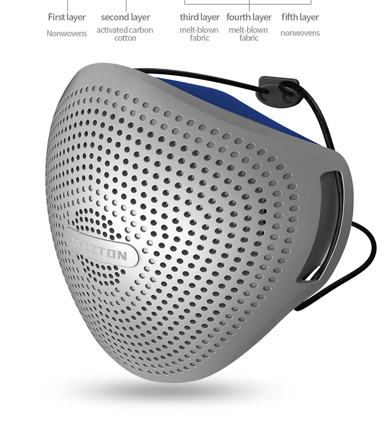 Kn95 3D Silicone Mask Activated Carbon Filter Fashion Independent Packaging Mask Reusable Unisex Hygiene Protection Mask Mascara 5