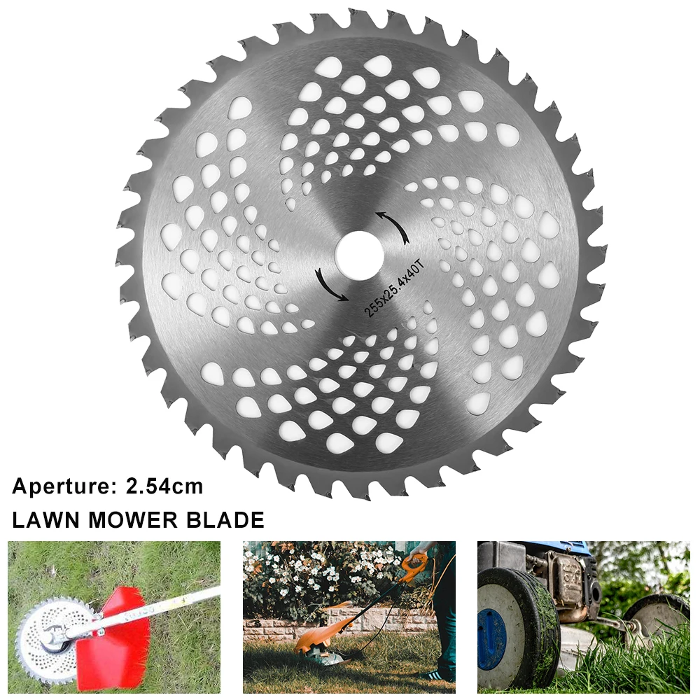 40T Grass Trimmer Blades Mowing Blade Cutting Blade for Lawn Mower Weed Lawnmower Parts Garden Tool Cutter Sharp 40T Grass Trimmer Blades Mowing Blade Cutting Blade for Lawn Mower Weed Lawnmower Parts Garden Tool Cutter Sharp