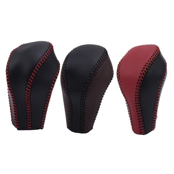 

Leather AT Gear Shift Knob Handle Cover Trim Fit for Infiniti QX50 QX70 QX80 EX FX 35 37 G37 G35 G25