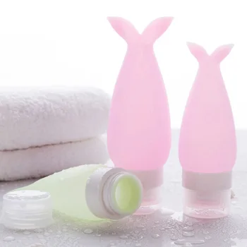 

Mermaid Portable Silica Gel Packaging Bottle Cosmetic Hosepipe Seal Leak-Proof