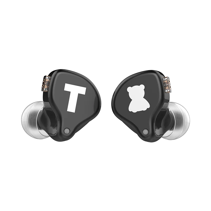 Black TFZ S2 PRO Наушники-вкладыши динамические мембранные наушники HIFI бас гарнитура вкладыши с 2-контактным кабелем 0,78 мм Съемный - Цвет: Black