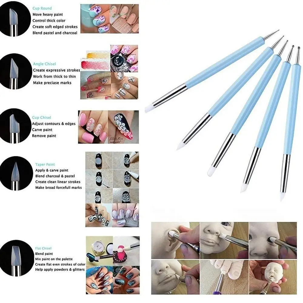 Multi-tools Ceramics Clay Sculpture Polymer tool set Beginner's DIY Craft Sculpting Pottery Modeling Carving Smoothing Wax Kit