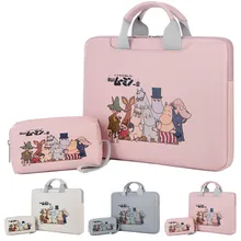 Мультяшная модная ПУ водонепроницаемая сумка для ноутбука 13 14 15 сумка для ноутбука чехол для переноски для MacBook Pro Air ASUS Dell hp acer