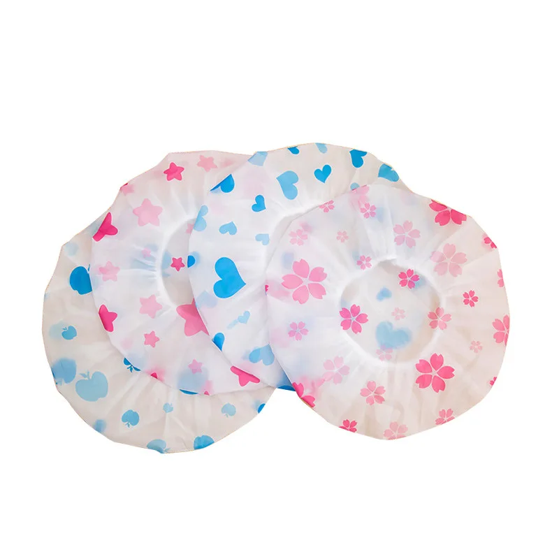 Hair Salon Shower-Cap Bathroom-Products Elastic Waterproof Womens 1pcs Thickened