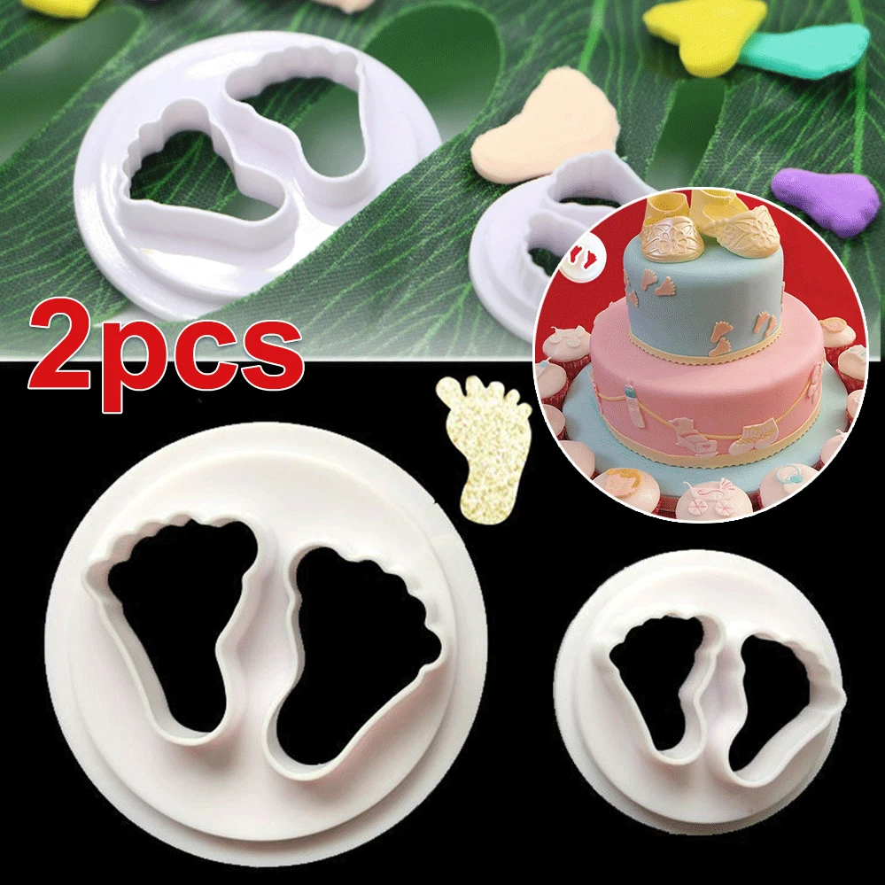 2 шт./компл. милый ребенок средства ухода за кожей стоп пресс форма белый Еда Класс