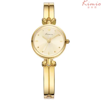 

Luxury Ladies Watch Top Brand Fashion Gold Women Bracelet Quartz wrist Watch Stainless Steel Small Dial female wrist watch