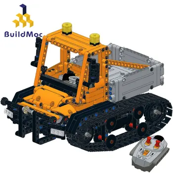 

BuildMoc Crawler Car Racing Remote Control Car RC Tracked Racer Building Blocks lepining Technic Toys Bricks