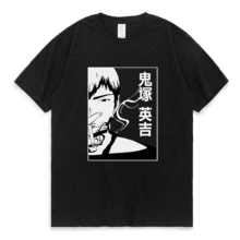 

Gto Great Teacher Onizuka T Shirt men Janpan Anime Manga Pattern printing Tshirt Women/Men Short Sleeve Tee Cotton Oversized top
