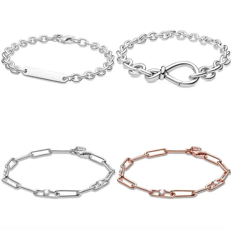 Engravable Bar Link Chain \u0026 Stones 