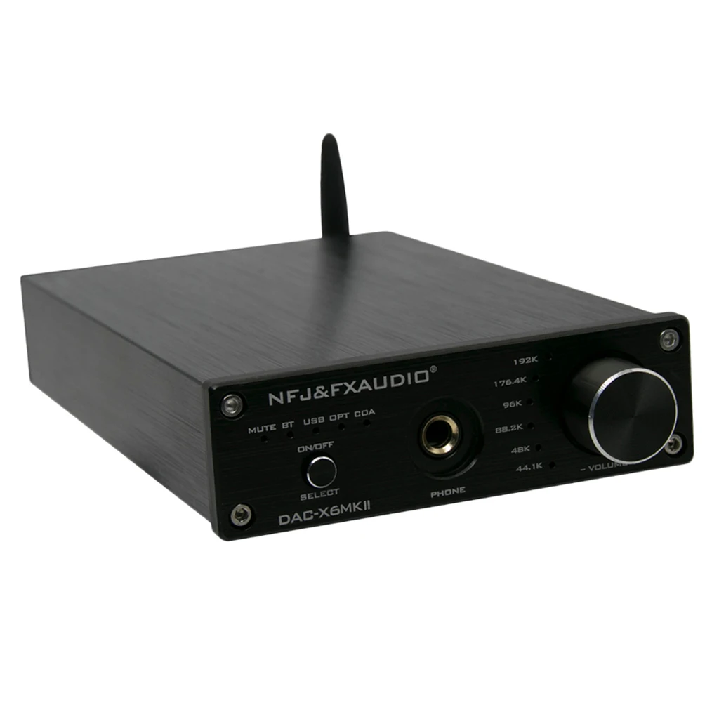 Digital to Analog Audio Converter with Bluetooth 5.0 Receiver Optical Coaxial PC-USB Bluetooth Input Function