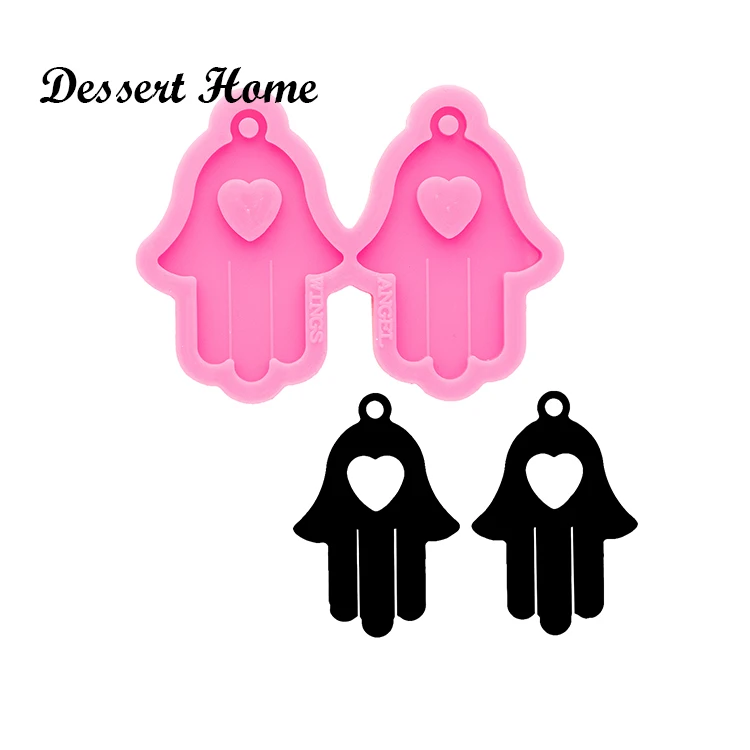 DY0523 Alien/Rabbit/Hamsa Hand/Palm tree Earrings Epoxy Resin Molds For DIY Jewelry