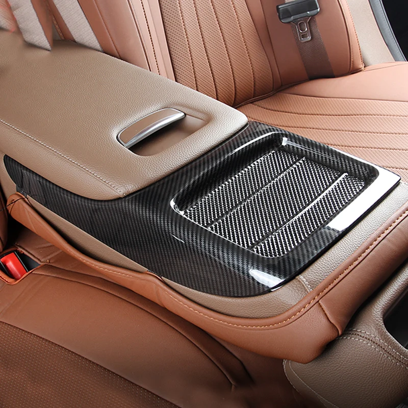 Для Mercedes Benz E Class W213- автомобильный держатель задней чашки панель рамка Крышка отделка наклейка интерьерные аксессуары
