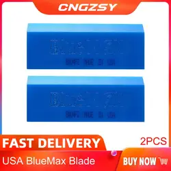 BlueMAX – grattoir à glace, pelle à neige, nettoyage de voiture, accessoires de lavage, enveloppe en vinyle, lame en caoutchouc, raclette de teinte de fenêtre 2B02T 2 pièces 