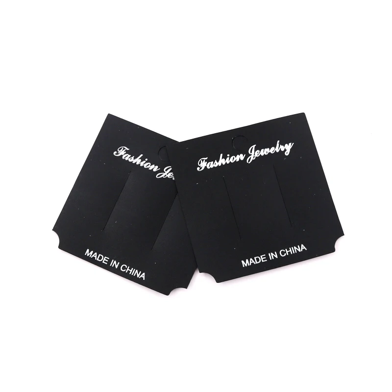 

Элегантный аксессуар для волос из чистого черного цвета, витрина для ювелирных изделий 7*7 см, 100 шт./лот, Женская упаковка для резинок для волос, подставка для ювелирных изделий