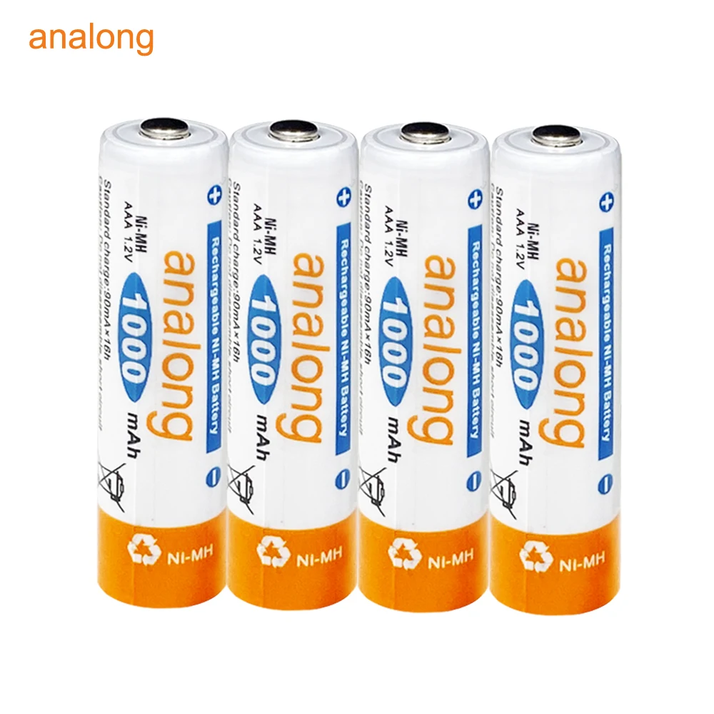 Analong 12 шт aa батарея перезаряжаемая батарея 2200mah+ 12 шт aaa nimh 1,2 v перезаряжаемая батарея для мыши