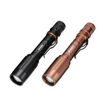 

LED Flashlight With Rechargeable 18650 Cell For Outdoor Waterproof Durable