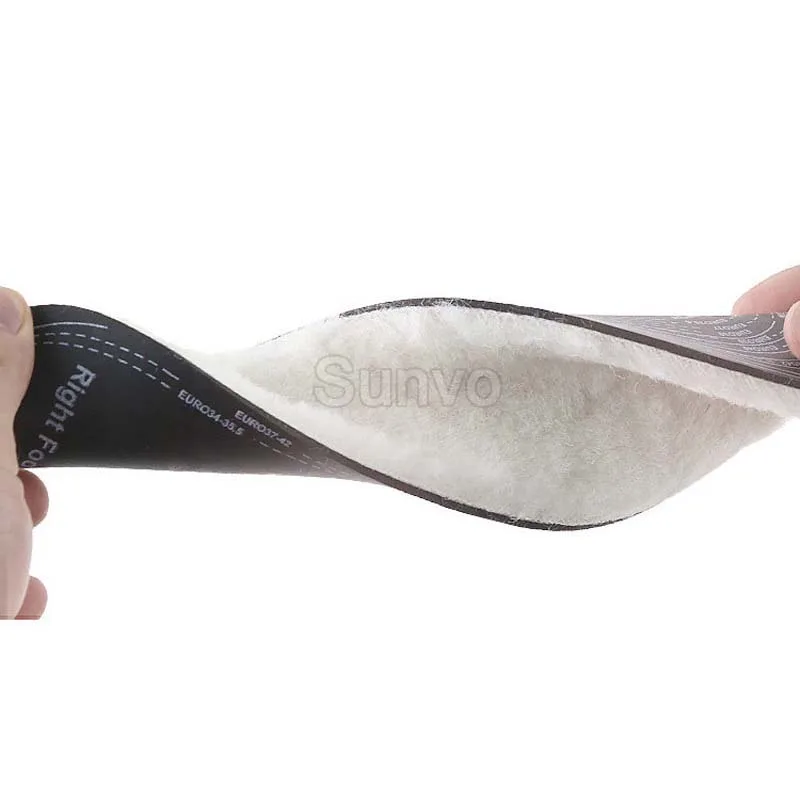 Winter Insoles Keep Warm Heated Cashmere Unisex Thermal Insoles Thicken Soft Breathable Sport Shoes Insert Thickened