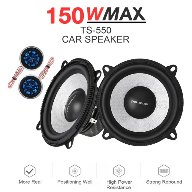 Auto Audio Stereo Speakers Set HiFi 