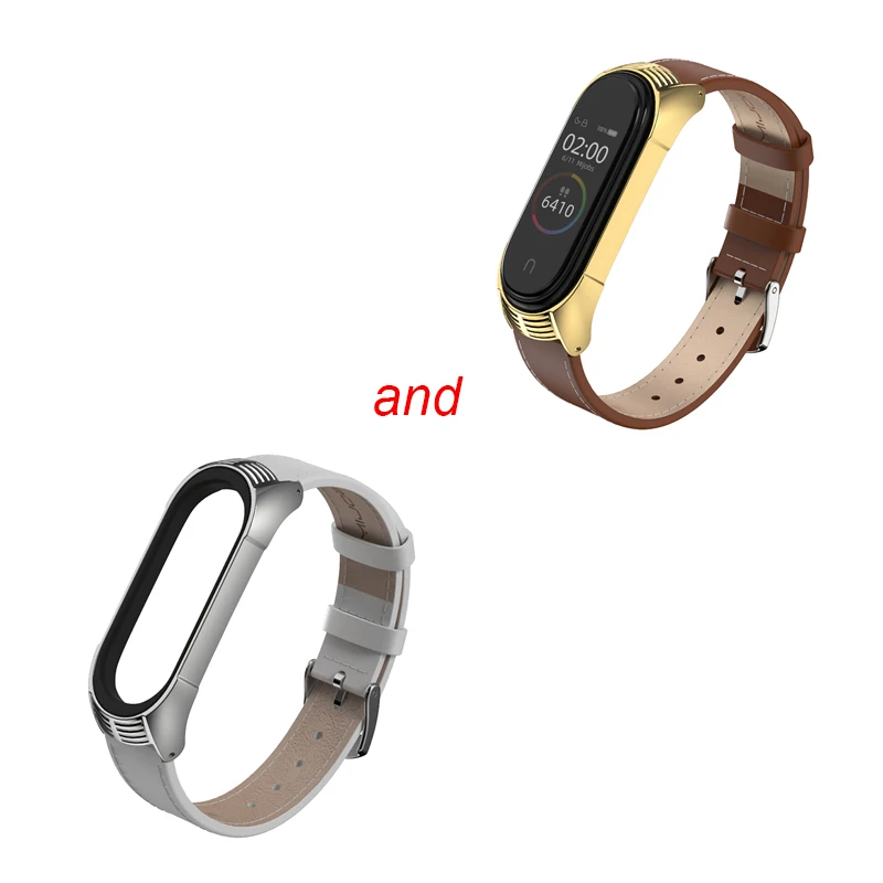2 шт./компл. mi работы кожаный браслет для Xiaomi mi группа 4 Correa mi Band 3 ремень TF Стиль Смарт наручные часы аксессуары - Цвет: NO.7