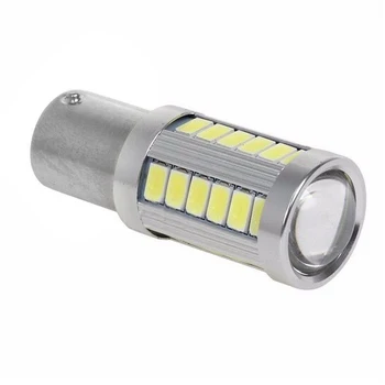 

2pcs Car Reversing Light Bulb LED BA15S P21W 1156 33-SMD 5630 12V Beam Lamp Set