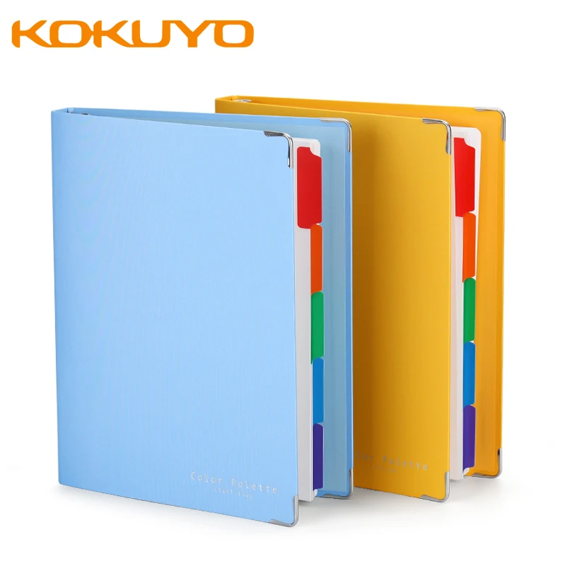 

Тканевый зажим для записной книжки KOKUYO A520, с отверстиями B526, Биндер из металлических колец, со стальным кольцом