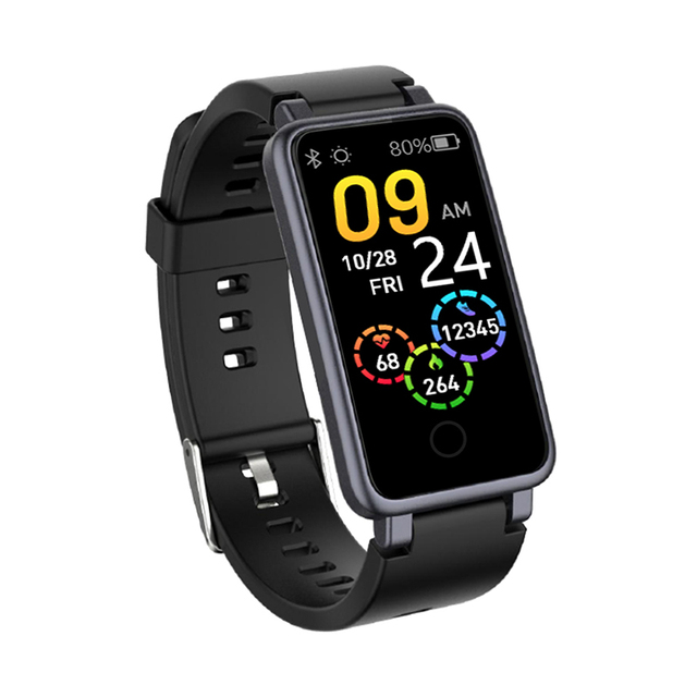 Smart Bracelet Health Exercise Step Calories Counter Call Vibration Alert Message Push Smartwatch for Men Women Kids