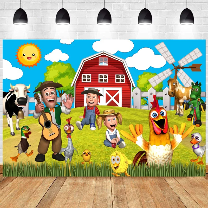 Nihoia Leo O Caminhão Fundo Para Crianças Festa De Aniversário Fotografia  Pano De Fundo Dos Desenhos Animados Grama Verde Vinil Banner Adereços -  AliExpress