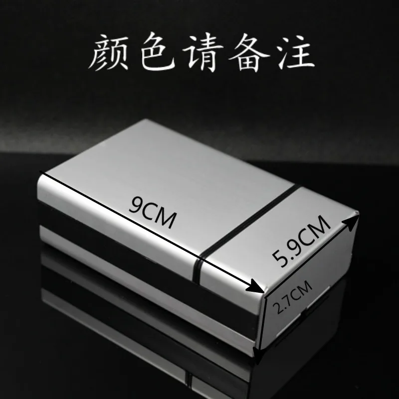 

Smoking Accessories color Aluminum alloy metal Sealed Sliding Cover Flip lid induction automatic cigarette case box