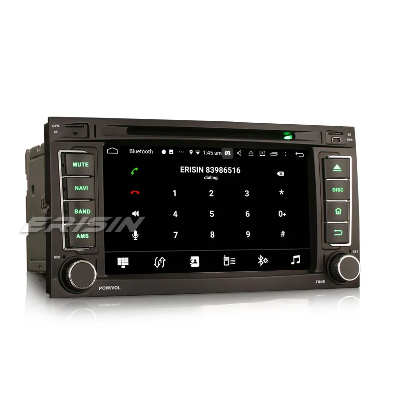 Clearance Erisin ES7706T 7" Android 9.0 Octa Core 4GB RAM Car DVD Radio BT for  T5 Multivan 2004-2009 1