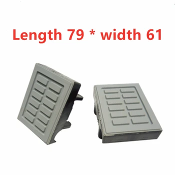 

Length 79 * width 61 Rubber-plastic combination Woodworking machinery conveyor chain block chain plate