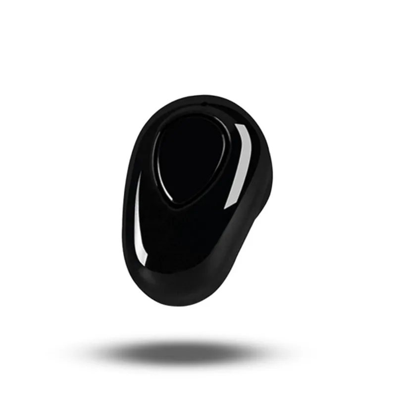 Черный S520 мини беспроводные Bluetooth наушники в ухо спортивные с микрофоном гарнитура громкой связи стерео невидимые наушники Auriculares для всех телефонов - Цвет: Черный