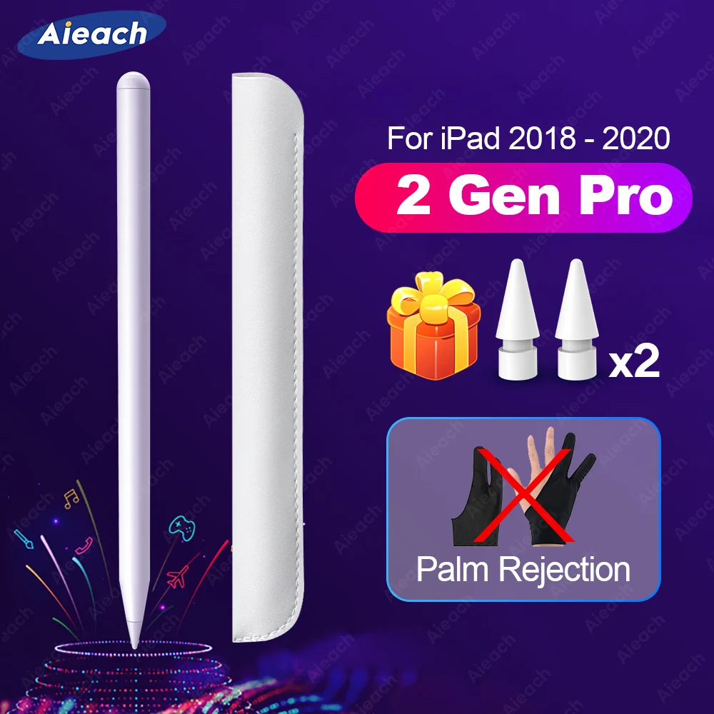 Для стилуса Apple Pencil 2 1 для iPad Pro 11 12 9 2020 2018 7 10 8th 7th Air 3 4 с отказом ладони|Стилусы