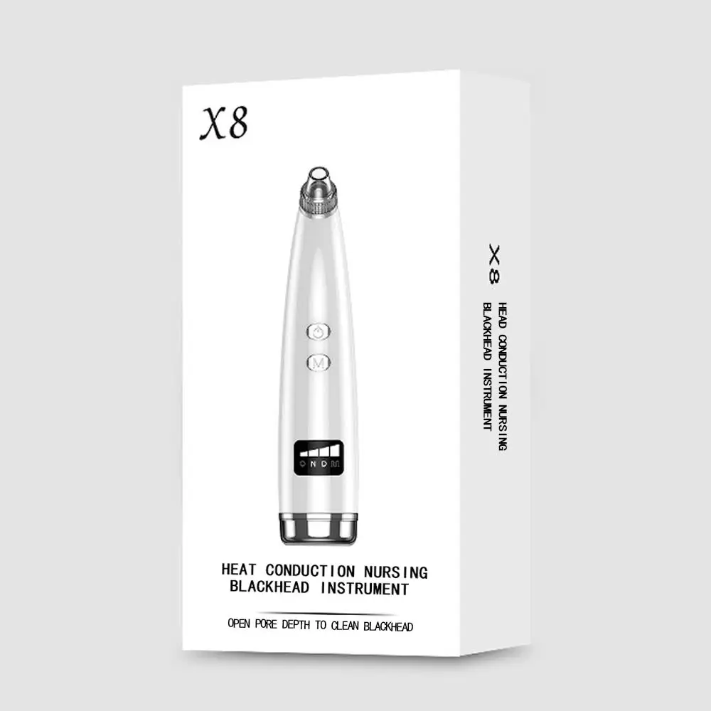 White Xiaomi Mijia электрический прибор для удаления акне для лица, акне для носа, прыщей в черный горошек, угрей, пылесос, уход за кожей пор и черных точек - Цвет: White
