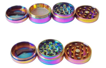 

Amsterdam The Bull Dog Herb Grinder Purple Ice Blue Weed Grinder Tobacco Smoke Crusher Hand Muller Weed Accessories