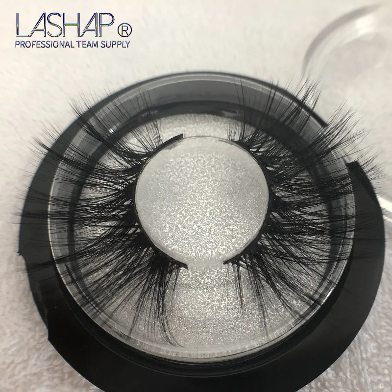 

LASHAP Soft Mink Hair False Eyelashes Light Weight Crisscross Full Strip Handmade Eyelashes Extension Beauty appliance 1 Pairs