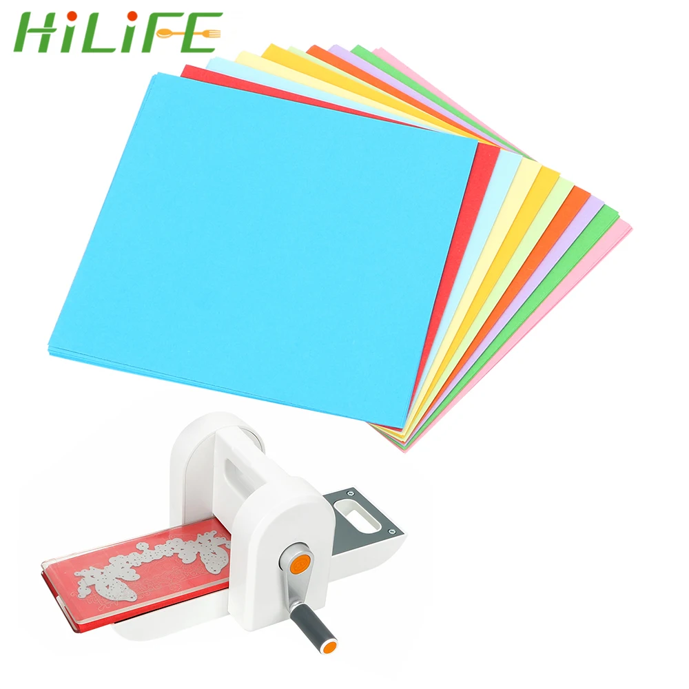 HILIFE 15x15 см 100 шт./компл. DIY разноцветная бумага подарок для детей со складками Скрапбукинг, Оригами Бумага ручной 10 Цвета
