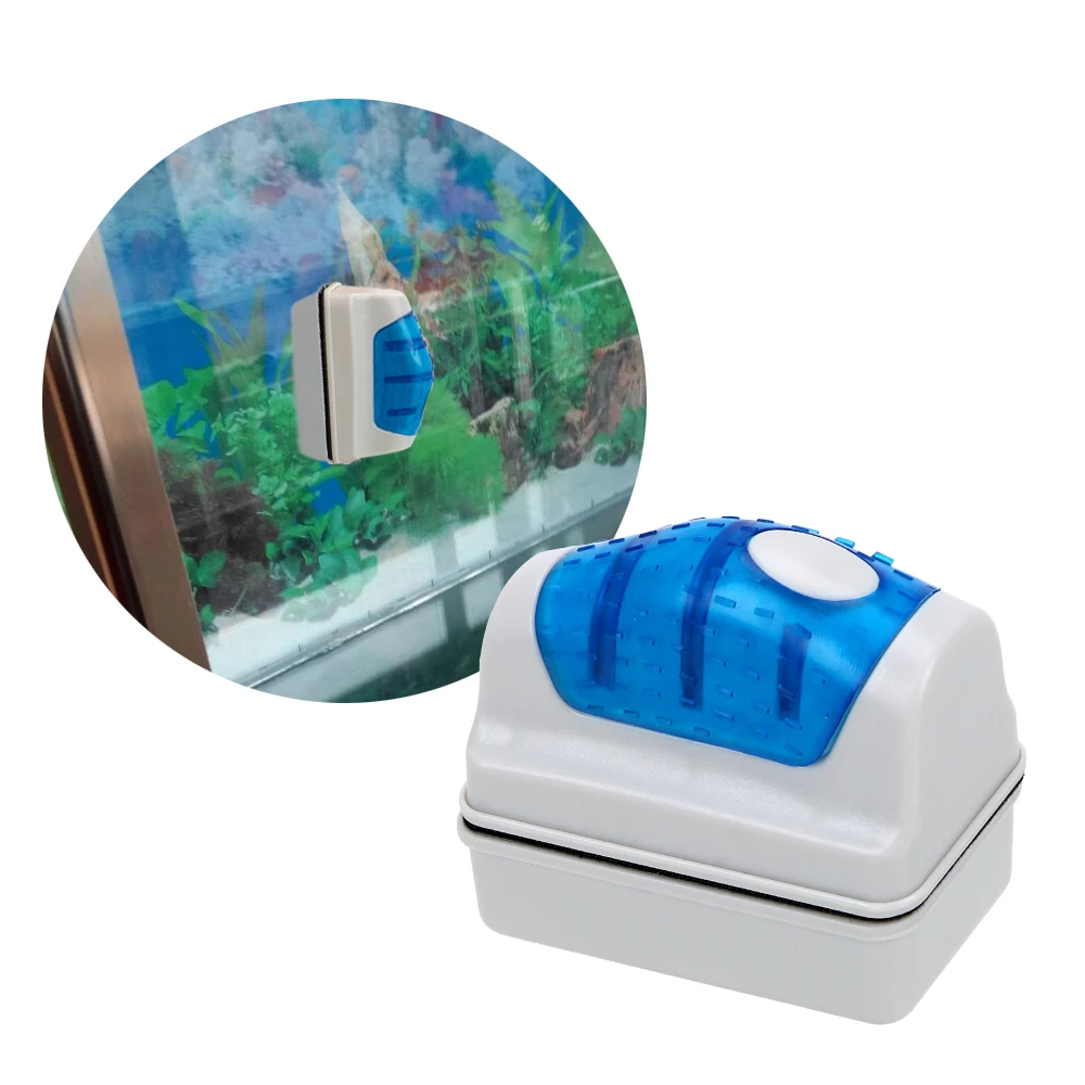 

NICEYARD Fish Tank Aquarium Cleaner Glass Algae Cleaner Anti Scratch Floating Magnetic Brush Clean Tool