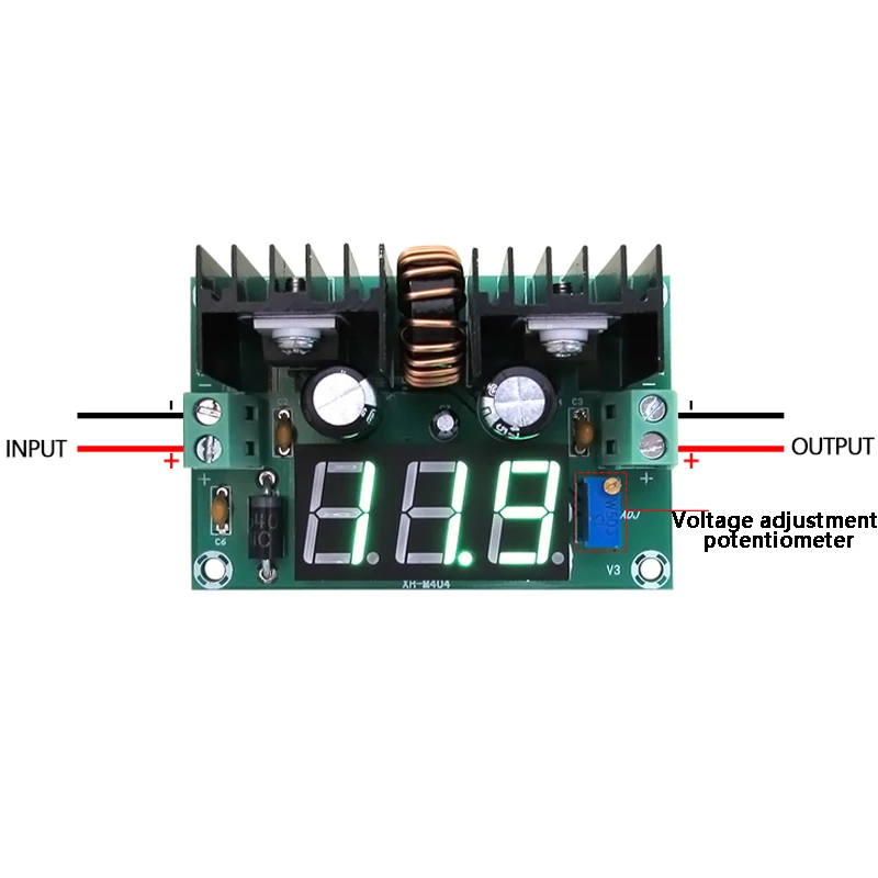 

8A 200W DC DC Buck Voltage Regulator Module Digital DC DC Step Down Adapter Converter XL4016 Display 4-40V to 1.25-36V DIY KIT