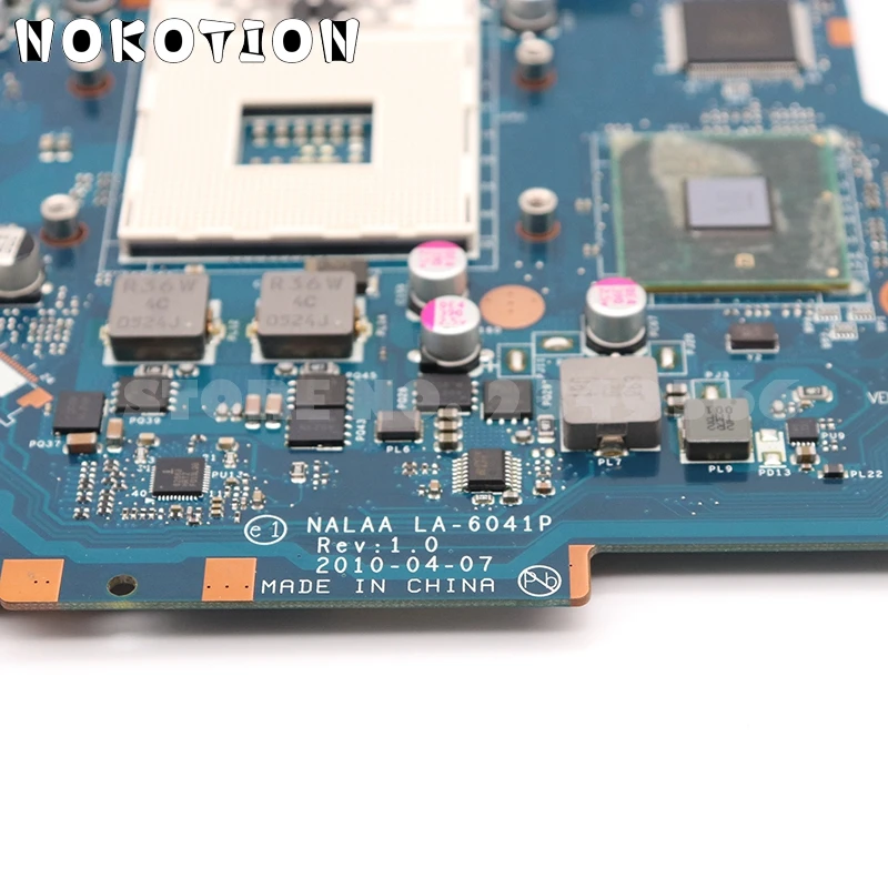 NOKOTION K000103760 NALAA LA-6041P основная плата для Toshiba Satellite L670 L675 материнская плата для ноутбука DDR3 HM55 Бесплатный процессор