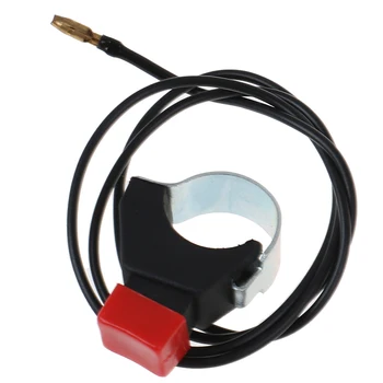 

4.2*3.8cm Universal Motorcycle Handlebar Switch Horn Starter Kill Button Switch E-Bike Motor Single Switch